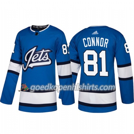 Winnipeg Jets Kyle Connor 81 Adidas 2018-2019 Alternate Authentic Shirt - Mannen